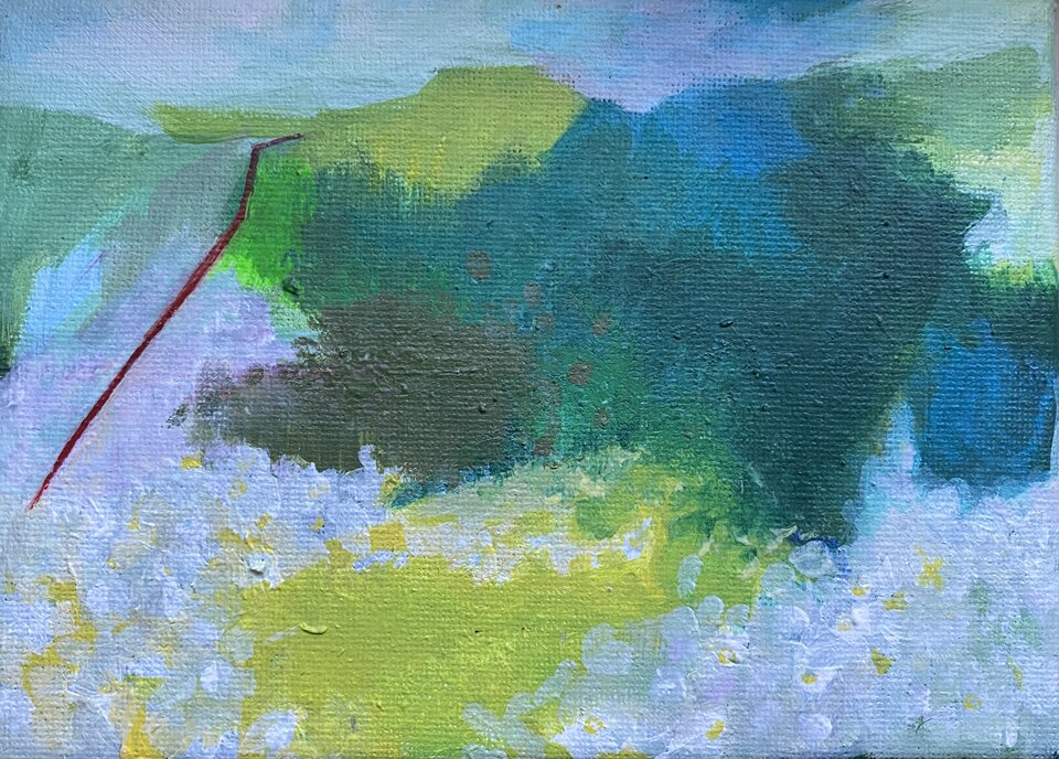 Mageriten 4, Acryl auf Leinwand, Susanne Ziegler
