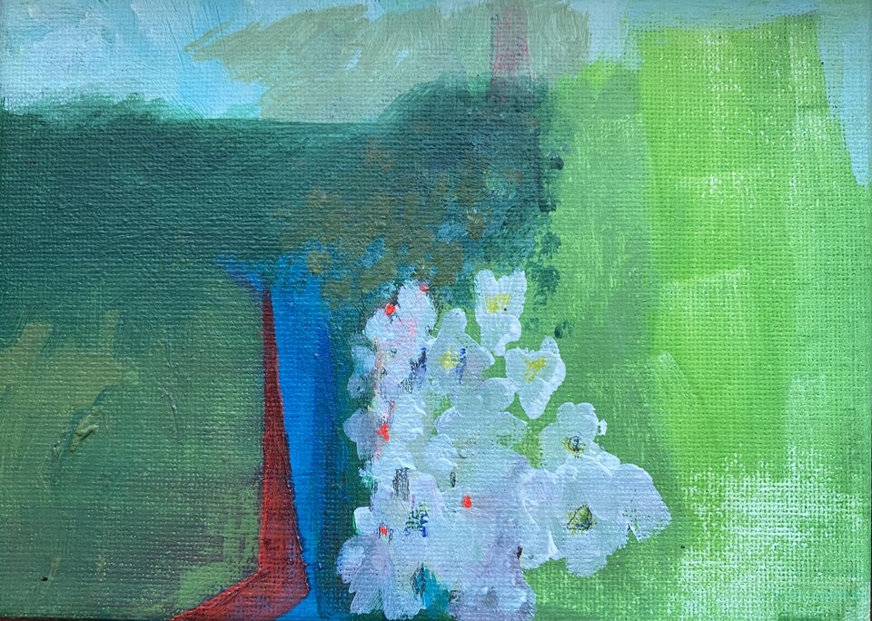 Mageriten 5, Acryl auf Leinwand, Susanne Ziegler