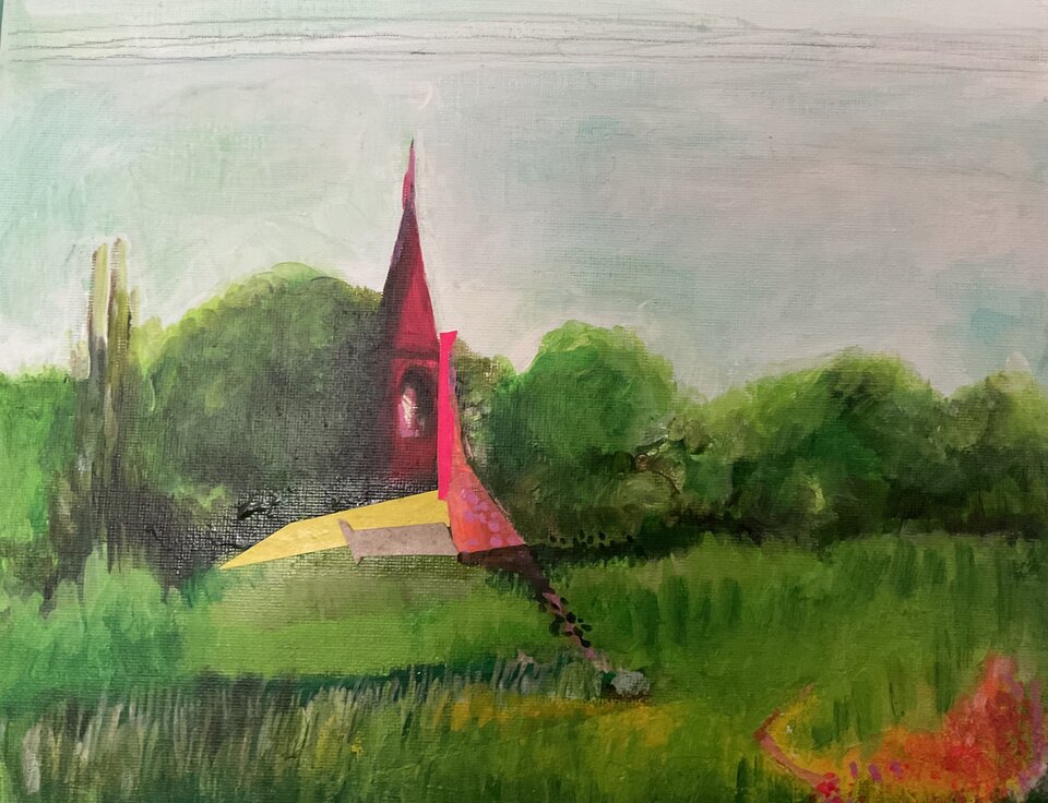 bei Sternberg, Acryl auf Leinwand, Susanne Ziegler