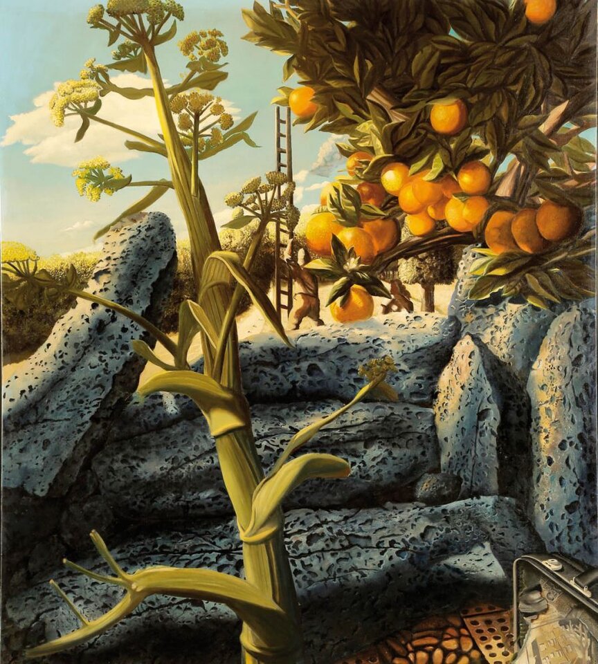 Reise nach Ferula, Öl auf Leinwand, Ernst Marow