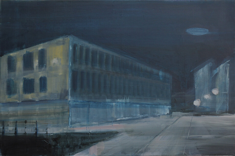 Gestern, Acryl auf Leinwand, Dieter Hess