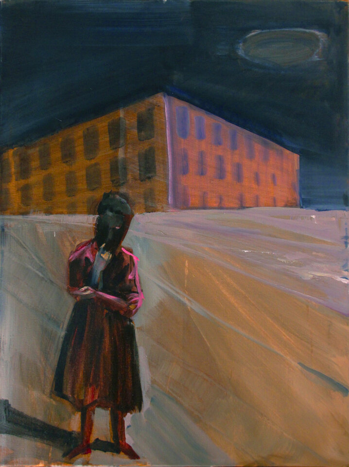 Wer bist Du?, Acryl auf Leinwand, Dieter Hess