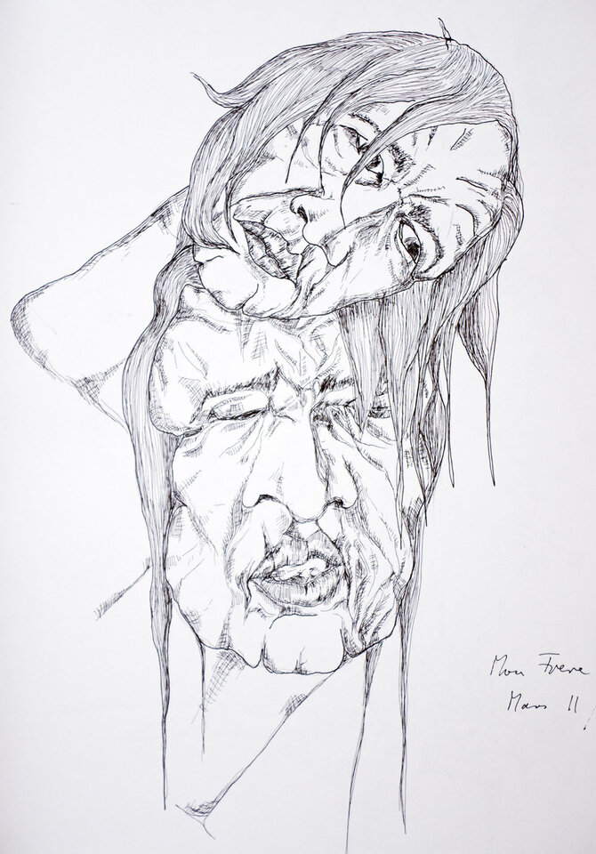 mon frere- skizze, Eric Wagner