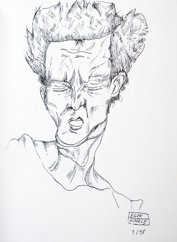 egon schiele-skizze, Eric Wagner