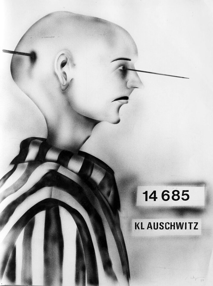 auschwitz- do not forget nazideutschland- airbrush, Eric Wagner