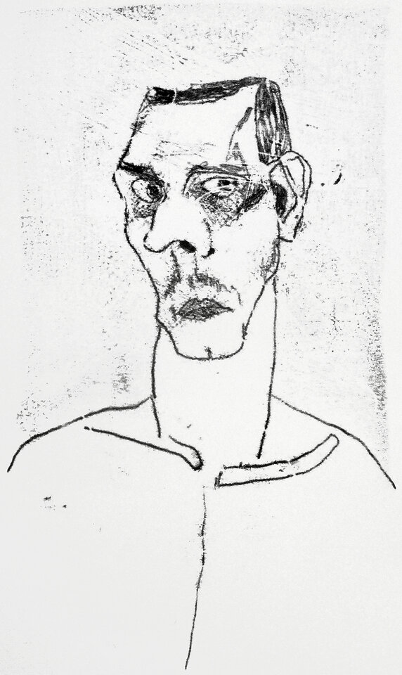 Selbstbildnis, Friedrich Fröhlich