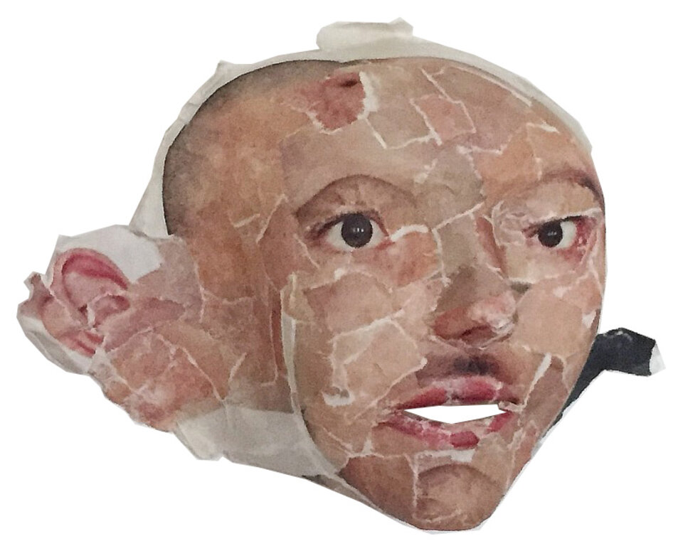 Maske, Pappmaché , Friedrich Fröhlich