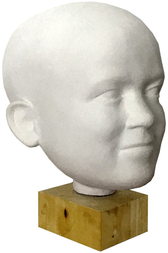 Kopf von Emma, Gips , Friedrich Fröhlich