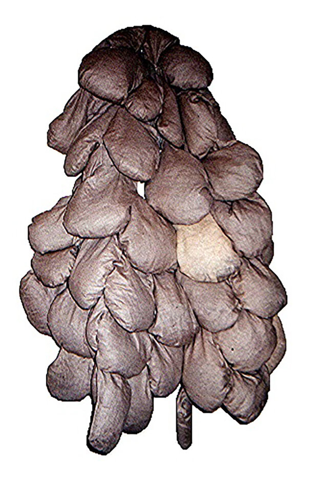 Skulpturen Kostüm- Vergänglichkeit 1989, Alexandra Holownia