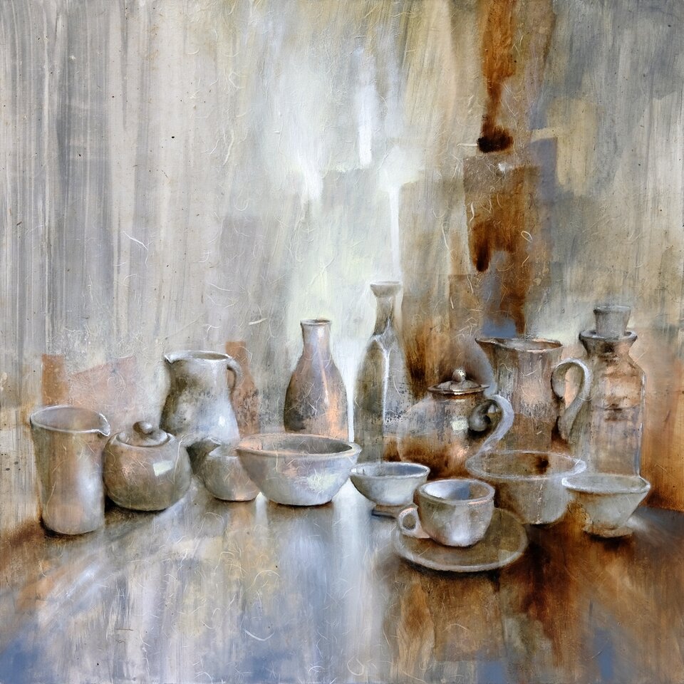 Stillleben, Öl auf Leinwand, Annette Schmucker Atelier und Galerie