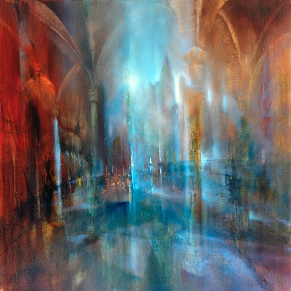 Inside and outside, Öl auf Leinwand, Annette Schmucker Atelier und Galerie