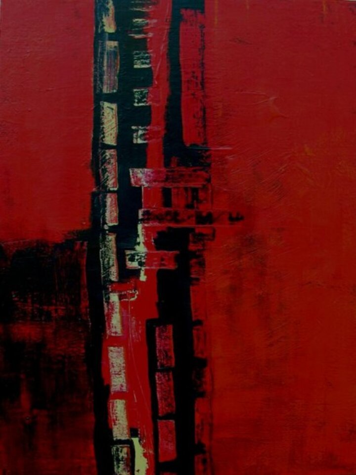 crumbling fronts II, Acryl auf Leinwand, Markus Schon