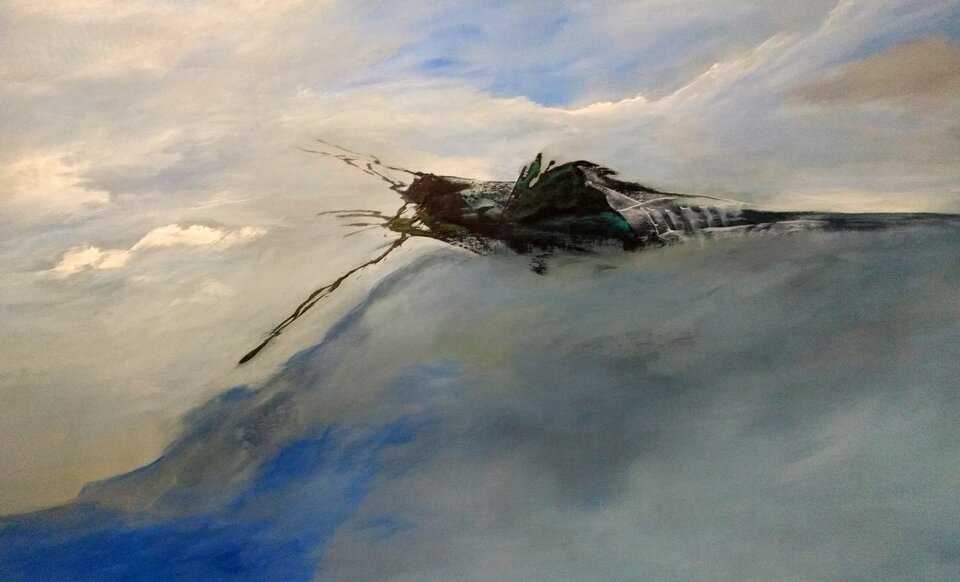"Take me to the river", Acryl auf  Leinwand, Markus Schon