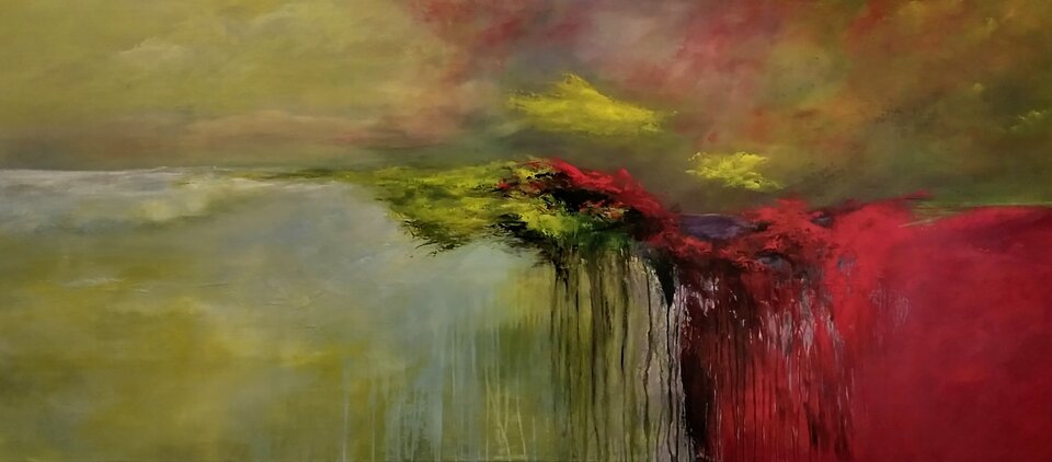 "Kashmir", Acryl auf Leinwand, Markus Schon