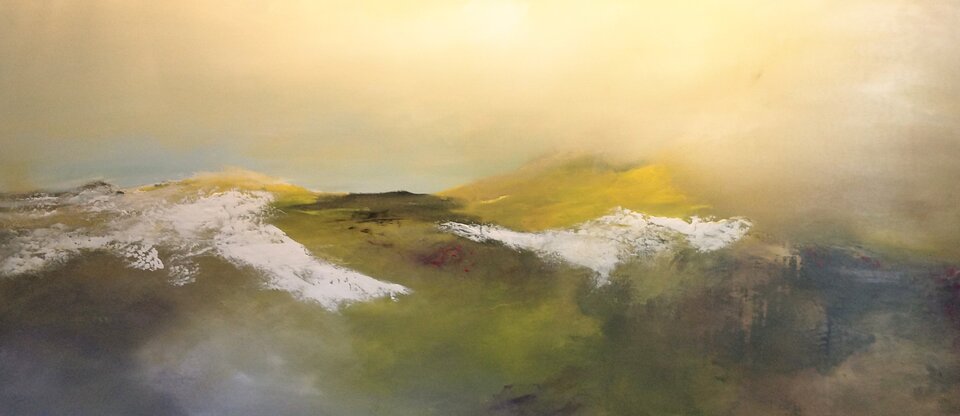 "Letter from home II", Acryl auf Leinwand, Markus Schon
