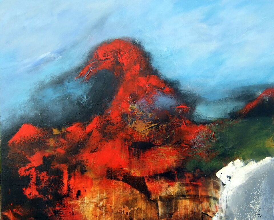 The Raven, Acryl auf Leinwand, Markus Schon