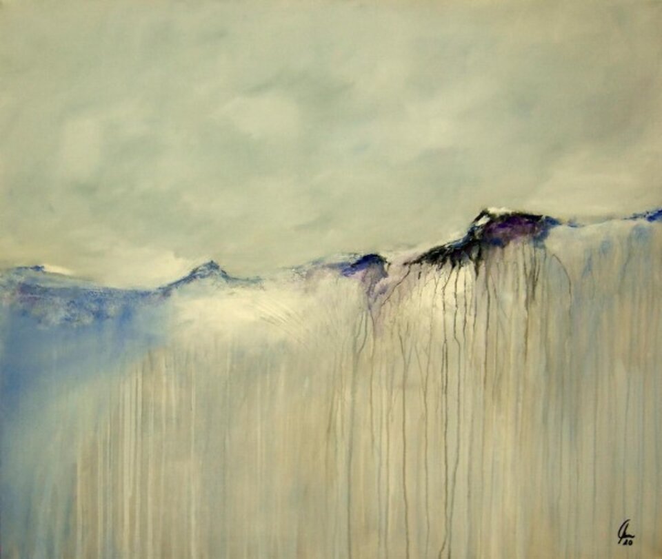 Icy silence, Acryl auf Leinwand, Markus Schon