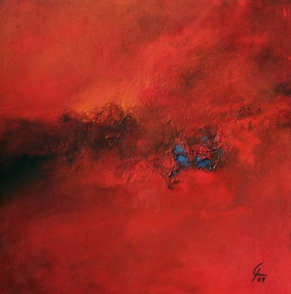 Afterglow II, Acryl auf Leinwand, Markus Schon