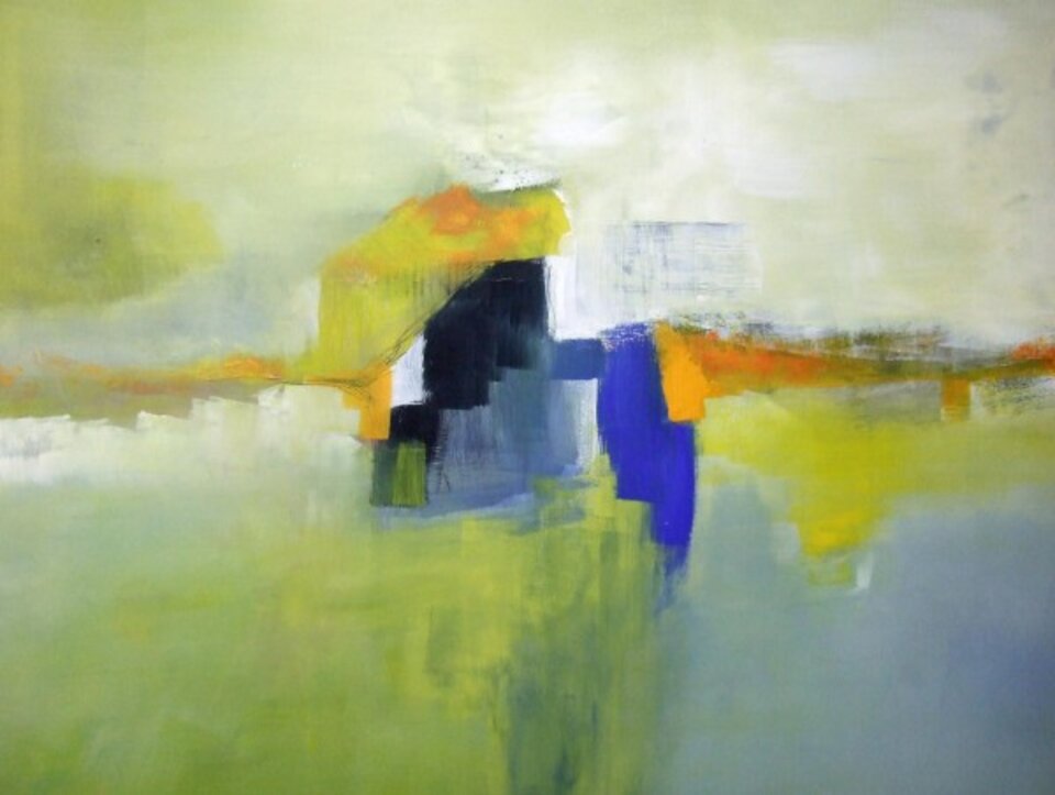 Home by the sea, Acryl auf Leinwand, Markus Schon