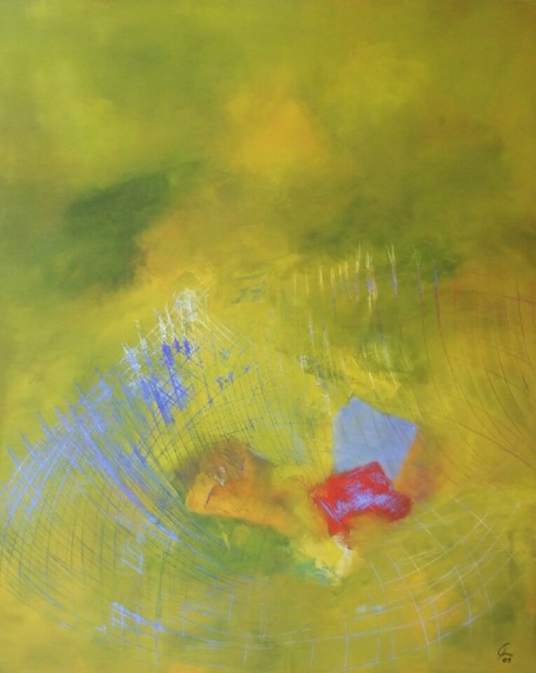 Scratches, Acryl auf Leinwand, Markus Schon