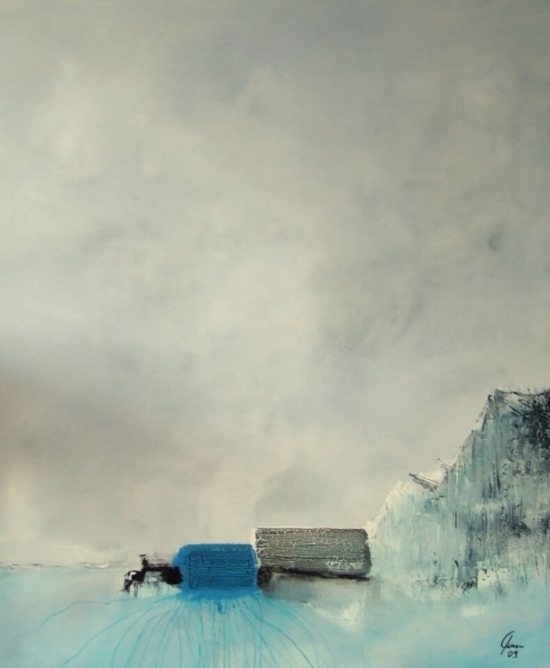 Goodbye blue sky, Acryl auf Leinwand, Markus Schon