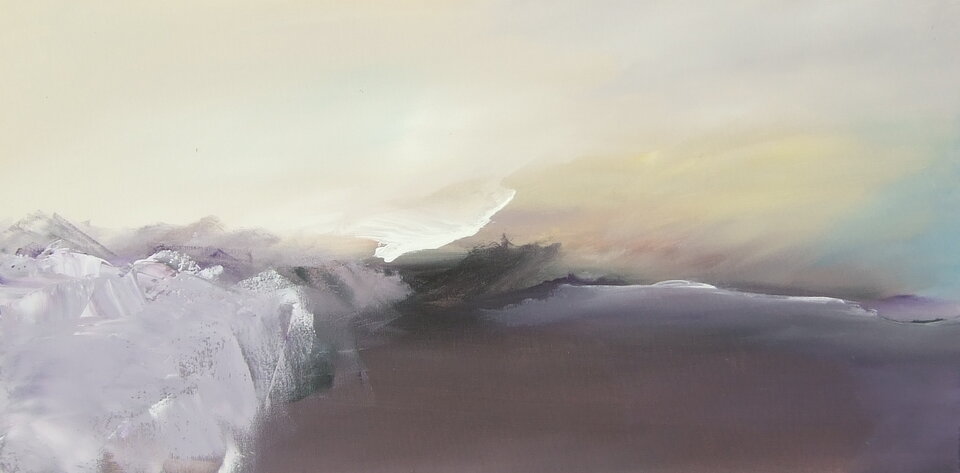 Here comes the flood, Acryl auf Leinwand, Markus Schon