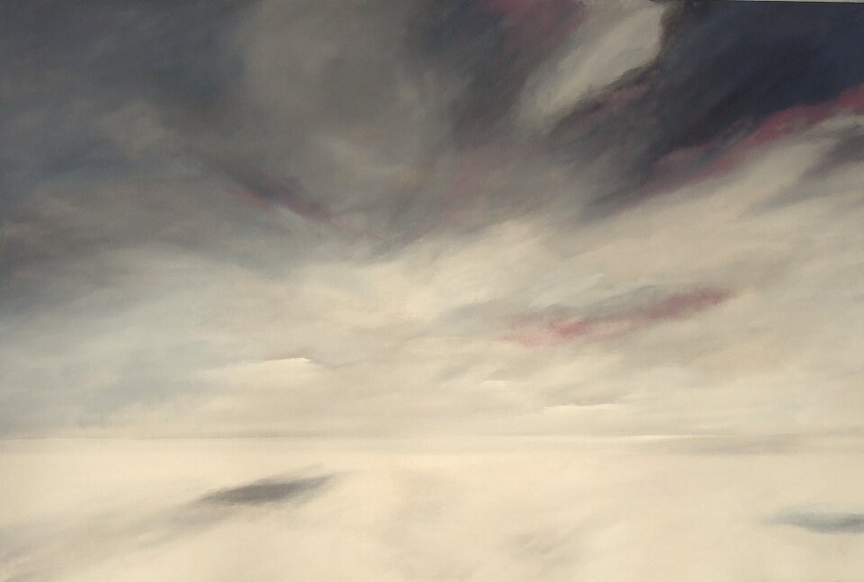 Hands and Clouds, Acryl auf Leinwand, Markus Schon