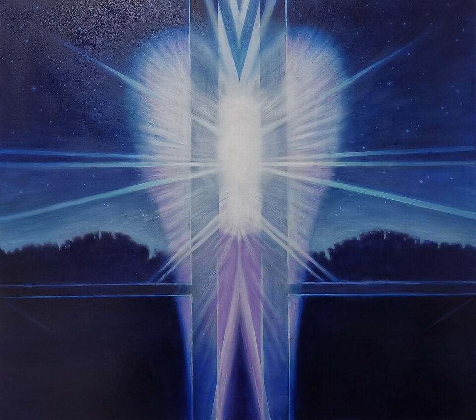 A Flash In The Night, Öl auf Leinwand, Franziska Dathe