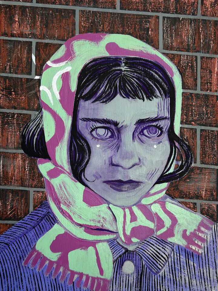 Fed up, Öl auf Leinwand, Franziska Dathe