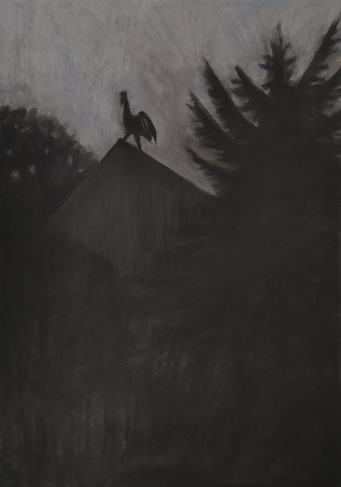 Nachtspaziergang II, Franziska Dathe