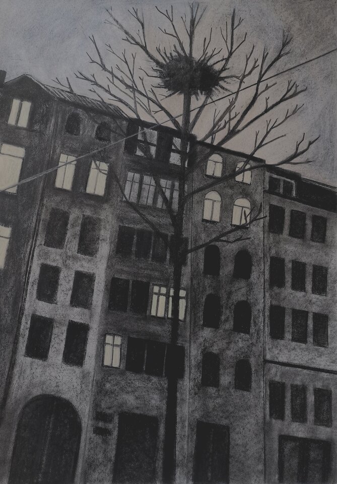 Nachtspaziergang III, Franziska Dathe