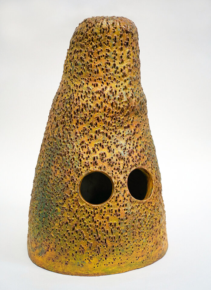 „In disguise“ Maske_2, Keramik, glasiert  , Ulrike Bernhardt