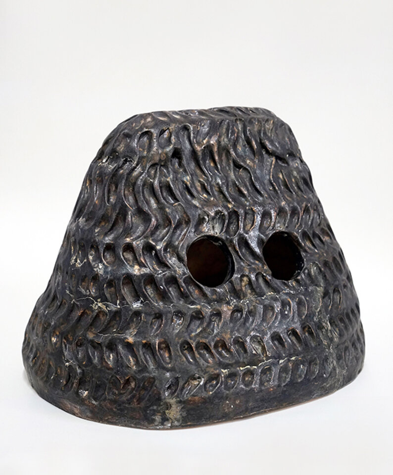 „In disguise“ Maske_3, Keramik, glasiert  , Ulrike Bernhardt