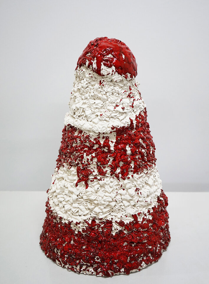 „Mutat“, Keramik, glasieu , Ulrike Bernhardt