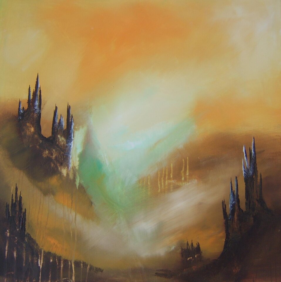 Traum der Zukunft 3, Acryl auf Leinwand, Michaela Nagel