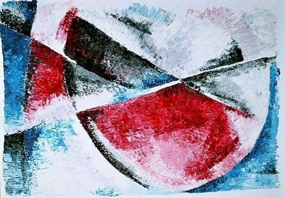 ohne Titel, Öl auf Karton, Rachel Weissenberger