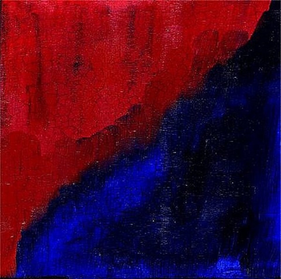 Abstrakt V, Acryl auf Holz, Rachel Weissenberger