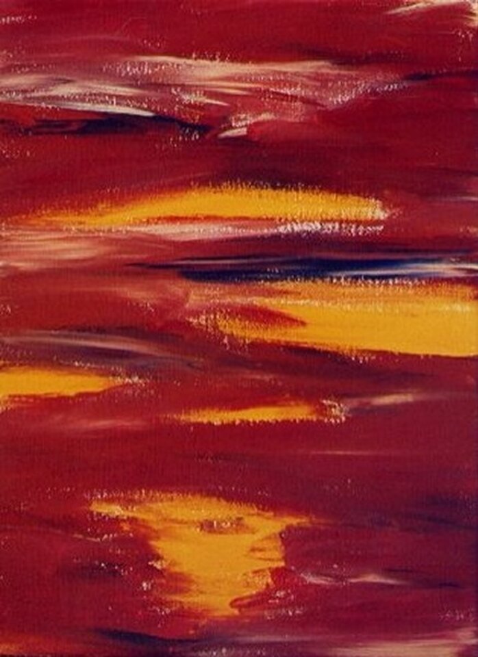 Bach, Acryl auf Leinwand, Rachel Weissenberger