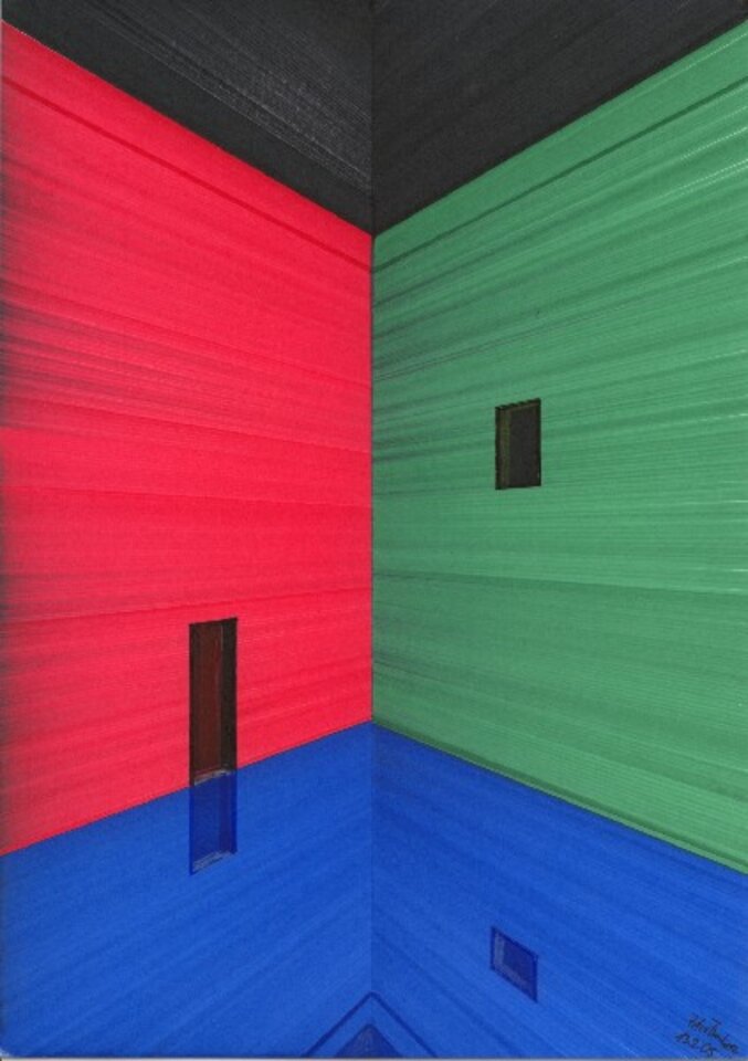Wahrnehmung 3, Mischtechnik , Peter Frommherz