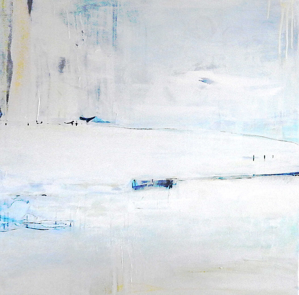 Der Traum vom Eislauf, Acryl auf Leinwand, Conny Wachsmann