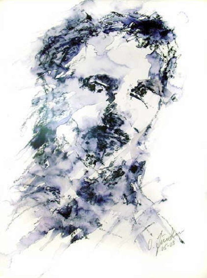 De Lacroix, Aquarell auf Papier, Oskar Günther