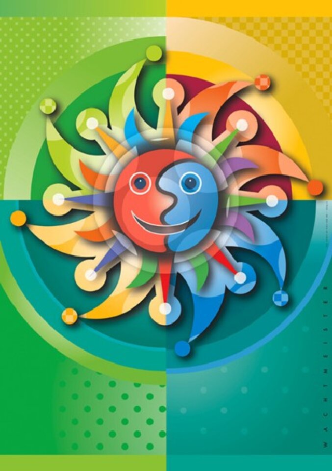 The Spirit Of You And Me, 2005, Digitalkunst auf Papier, Bernd Wachtmeister