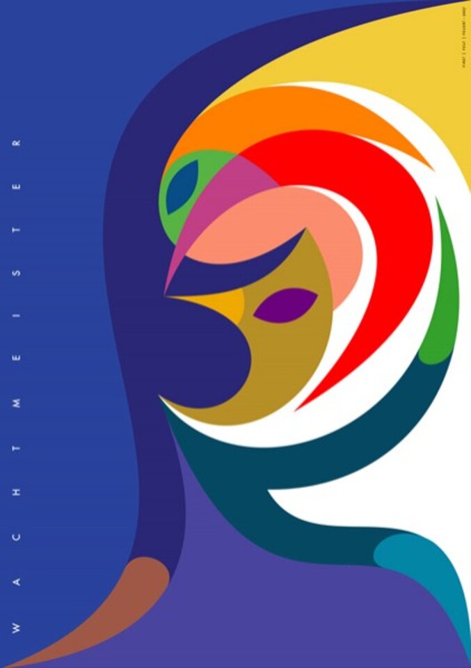 Fire  Feu  Feuer 2007, Druck auf Papier, Bernd Wachtmeister