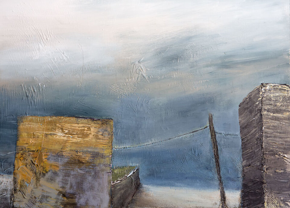 anderswo (2), Acryl auf Leinwand, Doris Junker
