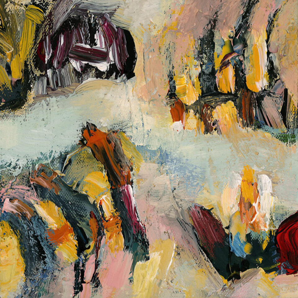 20x20x4 (2), Acryl auf Leinwand, Doris Junker