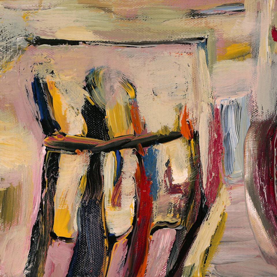 20x20x4 (3), Acryl auf Leinwand, Doris Junker