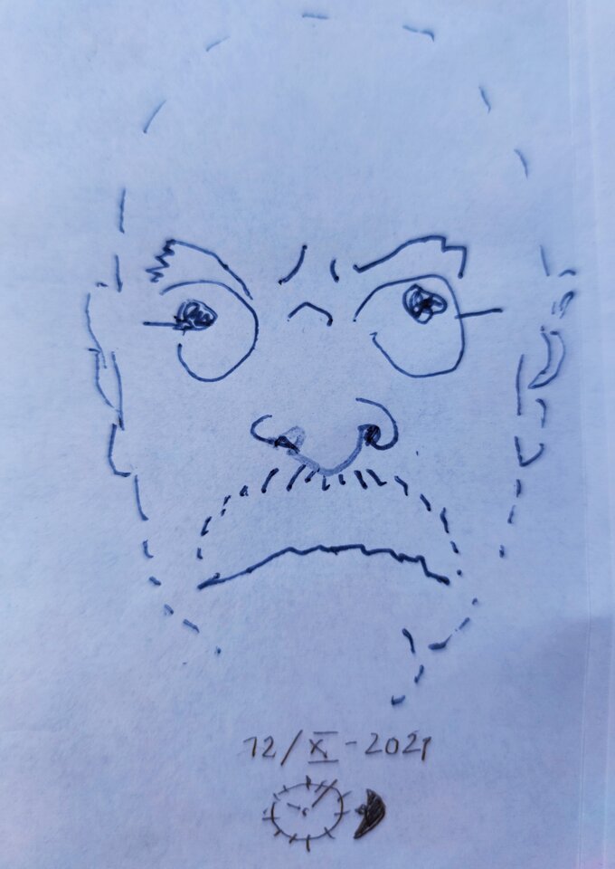 Selbstporträt, Reiner Poser