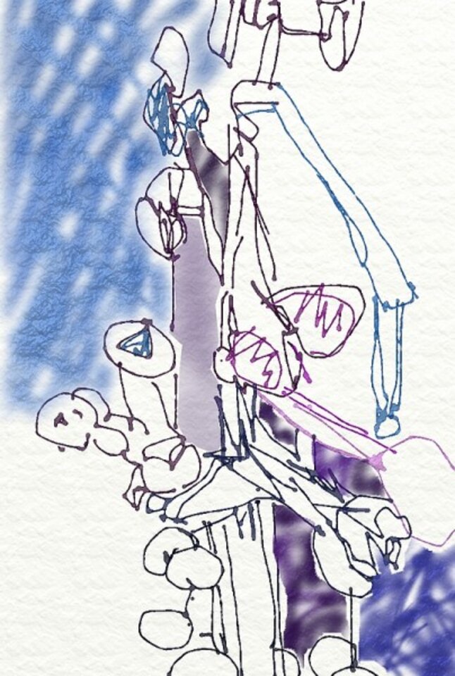 Melodie in Holz, Digitalkunst , Reiner Poser
