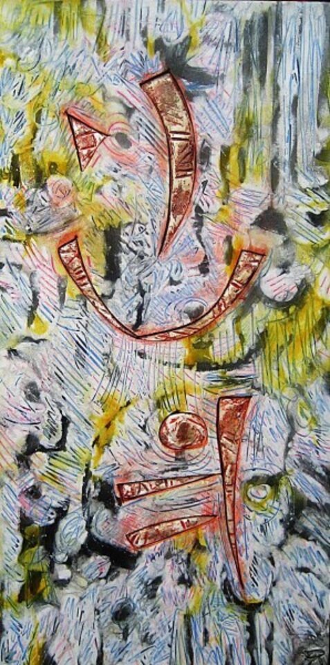 ARTE-fakteD, Mischtechnik auf Holz, Harald Reinecke
