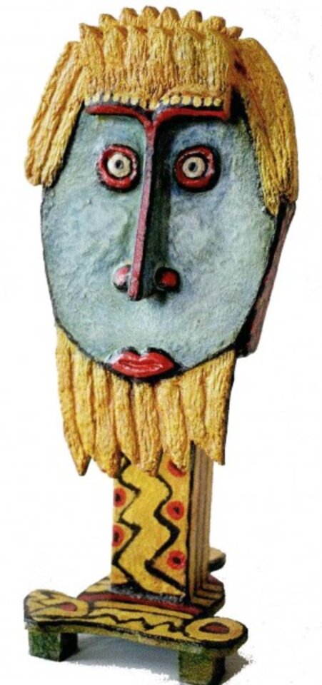 Sokrates Junior, Skulptur aus Holz, Harald Reinecke